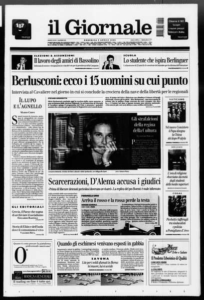 Il giornale : quotidiano del mattino